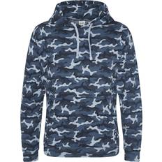 Camouflage - Men Jumpers AWDis Mens Camo Hoodie (Black Camo)