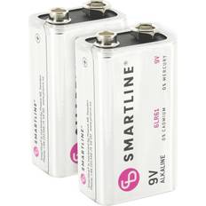 Smartline 9V batteri 2-pack