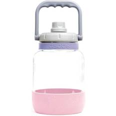 Asobu The Barkley Vandflaske med Hundeskål 1 Liter Pink