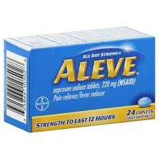 Medicines Aleve Pain Relief Naproxen Sodium Caplets, 220mg