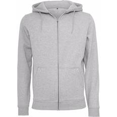 Build Your Brand Herren Kapuzenpullover Mit Reißverschluss - Olivgrün