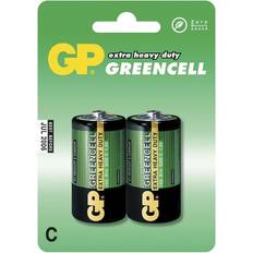 Batteri c 1.5v GP Batteries Greencell C Engangsbatteri 1.5 V 2 stk