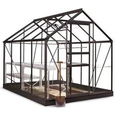 Halls popular 86 drivhus Halls Greenhouses Popular 86 5,0m² drivhus Aluminium Sikkerhedsglas, Glas