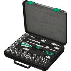 Wera 8100 zyklop Wera 8100 SC 4 Zyklop Topnøglesæt 1/2 38 dele Spærrenøgle