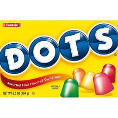 Tootsie Dots Assorted Fruit Gumdrops Candy 184g 1pak