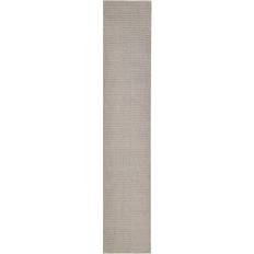 Beige - Sisal Alfombras vidaXL Alfombra De Sisal 66x350 cm Beige, Blanco