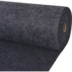 Tapis vidaXL Tapis Strié Pour Exposition 1.2x10 m Anthracite Gris