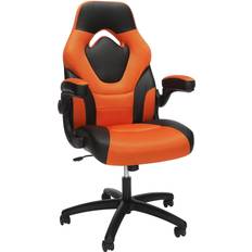 Wood Gaming Chairs OFM Racing Style Ergonomic Padded Gaming Chair - Black/Orange