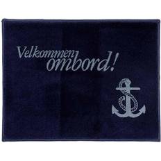 Blå Dørmåtter Seatec Måtte Velkommen ombord 61x45cm Blå cm