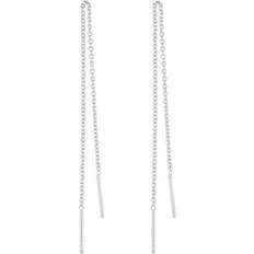 Pernille Corydon Plain Earchains - Silver
