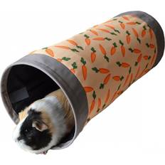 Rosewood Snuggles Carrot Fabric Tunnel 50x22x22cm