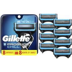 Cooling Razors & Razor Blades Gillette ProGlide Chill Razor + 8 Cartridges