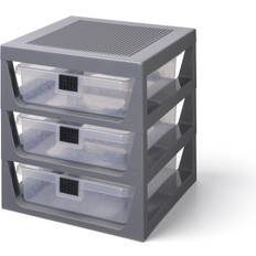 LEGO 3-Drawer Storage Rack Gray