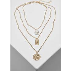 Unisex Halsketten Urban Classics Layering Pearl Basic Necklace one