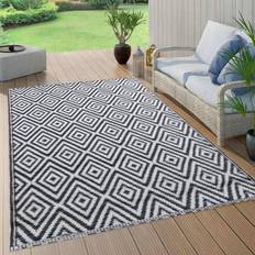 Carpets & Rugs vidaXL Outdoor Carpet PP White, Black
