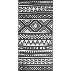 Carpets & Rugs vidaXL black pattern Black, Yellow