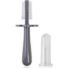 Grabease Double Sided Toothbrush, 4m+, Gray, 1 Brush Stage Finger Brush