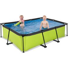 Pools Exit Toys Lime Pool 220x150x65cm mit Filterpumpe
