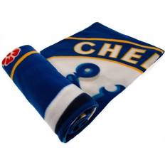 Chelsea FC Fleece Pulse Blanket Filt Blå, Vit