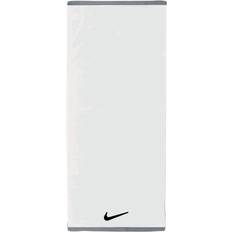 Textiles Nike Fundamental Towel Blanc/Noir White/Black - M Serviette de bain Blanc