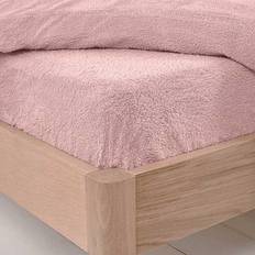 Brentfords Teddy Fleece Bed Sheet Pink (200x183cm)