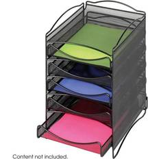 Office Supplies SAFCO Onyx 5 Drawer Mesh Literature Organizer Office Furniture