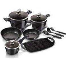 Cookware set non stick Berlinger Haus Lumarko Bh-6911 Carbon Pro Cookware Set! med låg