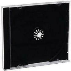 Optical Storage Verbatim 94867 CD/DVD Jewel Storage Cases-Black Tray 200pk
