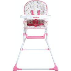 My Babiie Compact Highchair Unicorn Pink