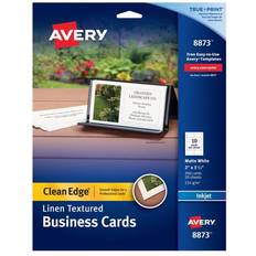 Office Supplies Avery Clean Edge Business Cards 3.5"