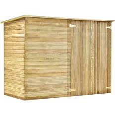Capanni vidaXL Kuma Hand Crafted Natural Garden Shed Impregnated Pinewood (Superficie edificio )