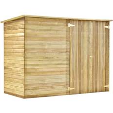 Bruin Tuinhuizen vidaXL Kuma Hand Crafted Natural Garden Shed Impregnated Pinewood