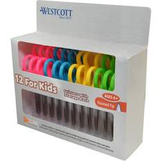 Desktop Stationery Westcott Scissors with Antimicrobial Protection, 12/Pack