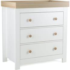 Kid's Changing Table & 3 Drawer Dresser - White