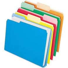 Red Desktop Organizers & Storage Pendaflex Double Stuff File Folders, 1/3-cut Tabs: Assorted, Letter