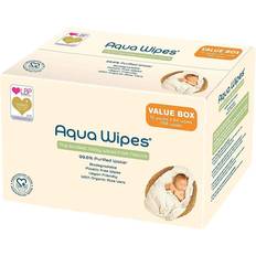 Wet Wipe Wipes & Washcloths Aqua Wipes Value Carton 12x 64 Pack