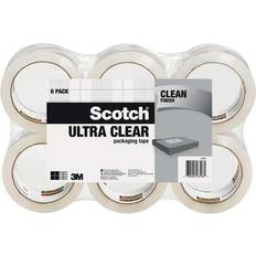 Packaging Tapes & Box Strapping 3M Scotch Ultra Clear Mailing Packaging Tape, 1.88