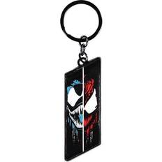 COMICS Venom Two-toned Coloured Graphic Metal Keychain Black