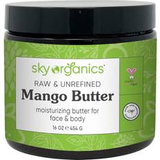 Gluten Free Body Lotions Organics, Mango Butter, Raw & Unrefined, 16 454