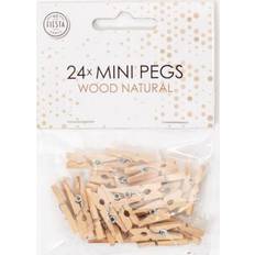 Tøjklemmer Mini Naturel 24-stk