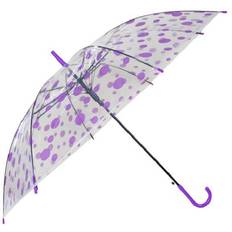 Printed Polka Dot Umbrellas Pink Purple Or White/Purple