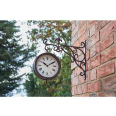 Double Sided Marylebone Station Clock & Thermometer