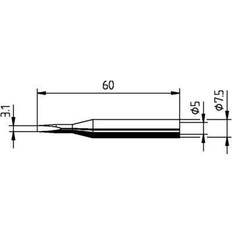 Ersa 0172KD Loddespids 3.10 mm