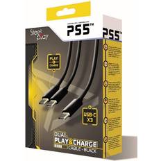 Charge cable for ps5 Steelplay JVAPS500003 tillbehör till spelkontroll Kabel spelkontroll