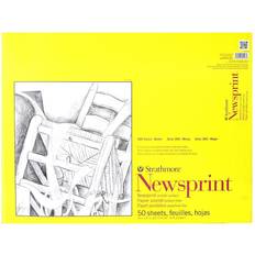 Paper Strathmore 300 Series Newsprint Paper Pads Smooth 50 Sheets