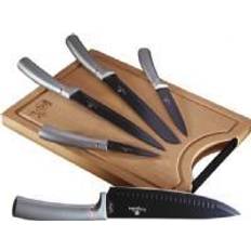 Kitchen knives set Berlinger Haus Lumarko Set 5 kitchen knives board