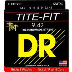 Dr Strings Tite-Fit Lt-9 Lite-N-Tite Nickel Plated Electric Guitar Strings