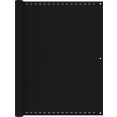 vidaXL altanafskærmning 120x300 HDPE sort