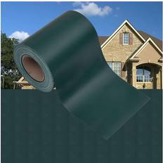 Proyecciones vidaXL Garden Privacy Screen Fence Screen Fabric Roll Sunscreen PVC Matte Green