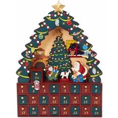 Advent Calendars Kurt Adler C6294 16 in. Christmas Tree Advent Calendar 24 Piece